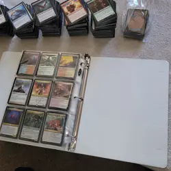 9 Pages of FOILS Cards Collection in Binder with an extra 1000 Bulk MTG Lot - Image 5