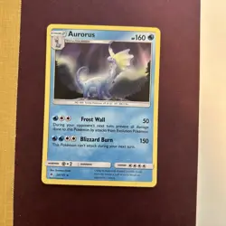 Pokemon Aurorus 28/131 Rare Sm-Forbidden Light Holo Card NM Condition - Image 1