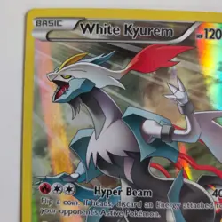 White Kyurem (Full Art Black Star Promo) XY81 XY Holo Pokemon Card - Image 3