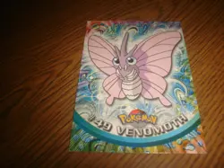 POKEMON card #49 animation VENOMOTH 1999 - Image 1