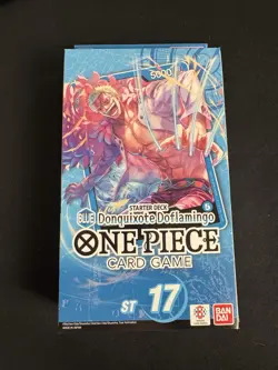 One Piece Card Starter Deck Blue Donquixote Doflamingo ST-17 English Deck Only ! - Image 5