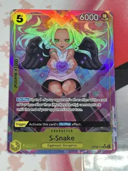 S-Snake OP08-112 SR Alt Art Two Legends ONE PIECE Card Game NM English - Image 1