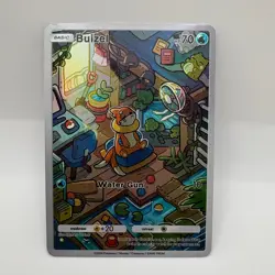 Buizel Pokemon TCG Pocket Custom Textured Fanart Card - Image 1