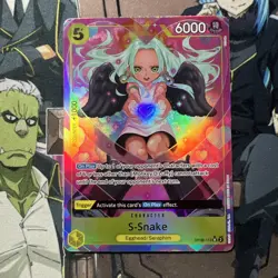 One Piece Card Game S-SNAKE OP08-112 SR Alt Art Two Legends English - Image 1