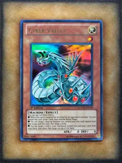 Yugioh Cyber Valley LCGX-EN179 Ultra Rare 1st Ed NM - Image 1