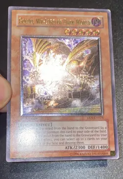 YuGiOh Goldd, Wu-Lord of Dark World EEN-EN024 Ultimate Rare 1st Edition - Image 1