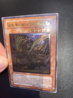 YuGiOh Goldd, Wu-Lord of Dark World EEN-EN024 Ultimate Rare 1st Edition - Image 2