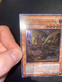 YuGiOh Goldd, Wu-Lord of Dark World EEN-EN024 Ultimate Rare 1st Edition - Image 3