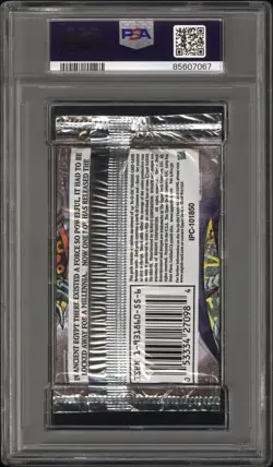 YUGIOH 2002 PSA 9 METAL RAIDERS 1st Edition MRD Sealed Booster Pack Mint English - Image 2