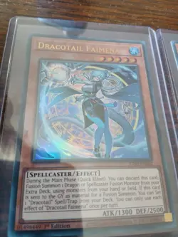 Yugioh Dracotail Lukias Jush En001 And Dracotail Faimena Jush En002 1st Edition - Image 5