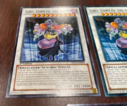 5x LOT Loki, Lord of the Aesir STOR-EN039 Ultimate Rare + Secret LP/NM yugioh ++ - Image 2
