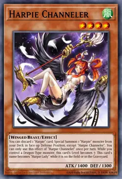Harpie Channeler - LART Lost Art Promo - Ultra Rare - Yugioh EURO SEALED - Image 1