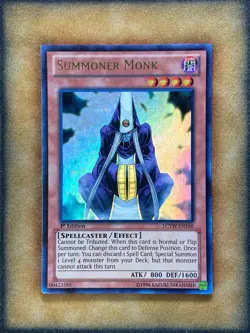 Yugioh Summoner Monk LCYW-EN166 Ultra Rare 1st Ed LP - Image 1