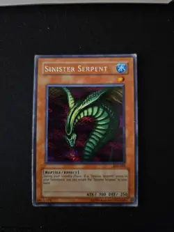 Yu-Gi-Oh Sinister Serpent SDD-002 Limited Holo MP card - Image 1