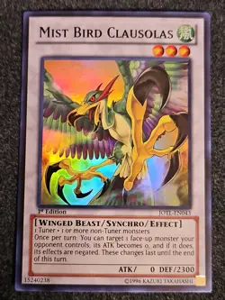 Yugioh Mist Bird Clausolas JOTL-EN043 Super Rare 1st Edition NM - Image 1