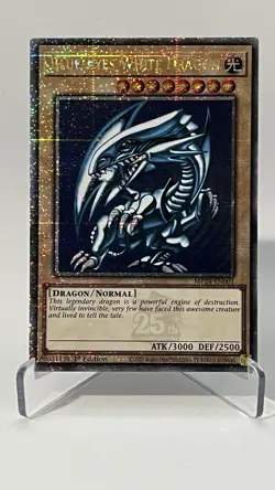 Yu-Gi-Oh! - Blue-Eyes White Dragon *Quarter Century Secret Rare* MP24-EN001 (NM) - Image 1