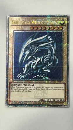 Yu-Gi-Oh! - Blue-Eyes White Dragon *Quarter Century Secret Rare* MP24-EN001 (NM) - Image 3