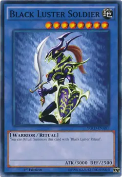 Black Luster Soldier - YGLD-ENA01 - Common - 1st Edition NM YuGiOh! Yugi's Lege - Image 1