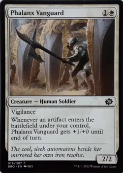 019/287 PHALANX VANGUARD COMMON THE BROTHER'S WAR MTG CARD - Image 1