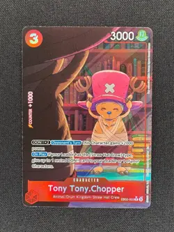 Tony Tony Chopper EB02-054 Rare Alt Art One Piece Card Game EB Anime 25th - Image 1