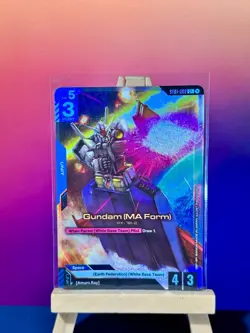 Gundam (MA Form) ST01-002 C+ Foil - Heroic Beginnings [ST01] - Gundam Card Game - Image 1