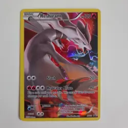 Reshiram XY74 (Full Art Black Star Promo) Pokemon Series XY Holo Pokemon Card - Image 1