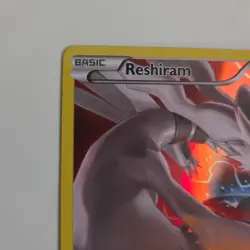Reshiram XY74 (Full Art Black Star Promo) Pokemon Series XY Holo Pokemon Card - Image 3