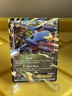 Pokemon TCG Garchomp EX Black Star Promos Ultra Rare Holo Card XY167 - Image 1