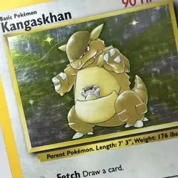 Kangaskhan 05/64 Jungle Holo Unlimited Rare 1999 WOTC Pokemon TCG Card MP - Image 4