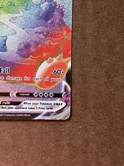Pokemon TCG Snorlax VMAX Holo Secret Rare Card Sword & Shield 206/202 - Image 3