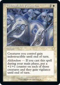 Unbreakable Formation (Retro Frame) - 78 / English / Near Mint MTG - Image 1