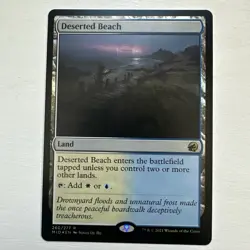 MTG Deserted Beach - Foil, NM , English Innistrad: Midnight Hunt - Image 1