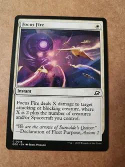 Focus Fire - 0018 - Edge of Eternities - MTG - Magic - Combine Ship 1-10 $4.88 - Image 1