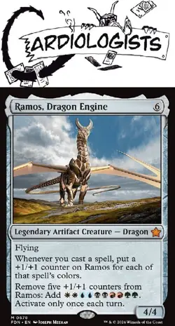 Ramos, Dragon Engine #678 (NM) Foundations FDN Magic MTG - Image 1