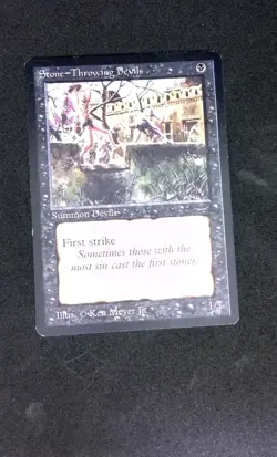 Stone - Throwing Devils MTG The Dark MP - Image 1