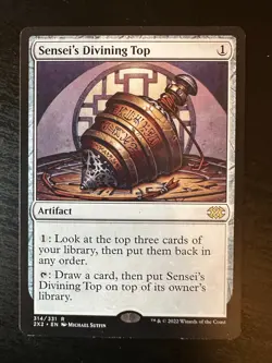 Sensei's Divining Top Double Masters 2022 MTG Lightly Played - Image 1