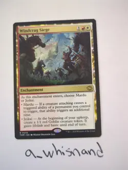 Windcrag Siege- Tarkir: Dragonstorm Foil MTG-NM - Image 1