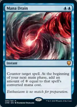 MTG English Mana Drain NM Normal Commander Legends - Image 1