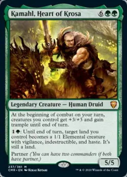 MTG English Kamahl, Heart of Krosa NM Normal Commander Legends - Image 1