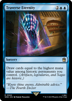 MTG magic 1x Traverse Eternity (M/NM) Universes Beyond Doctor Who - Image 1