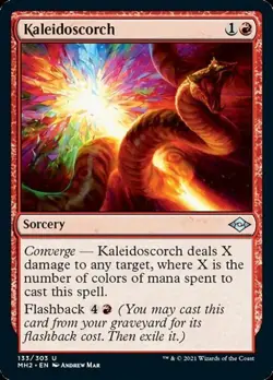 Kaleidoscorch -Foil Medium Play MTG Modern Horizons 2 - Image 1