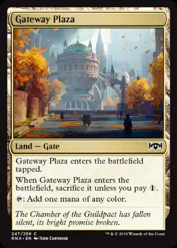Gateway Plaza - Near Mint MTG Ravnica Allegiance - Image 1