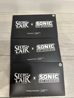Magic: The Gathering MTG Secret Lair Sonic the Hedgehog Complete Foil Set - Image 1