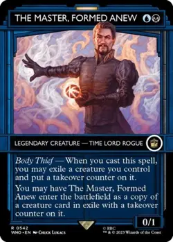 The Master, Formed Anew (Showcase) -Foil Medium Play MTG - Image 1