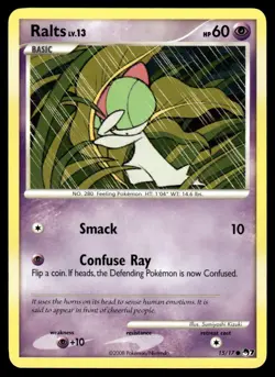 2008 Pokemon Diamond & Pearl, POP - POP Series 7 Ralts #15 Light Play - Image 1
