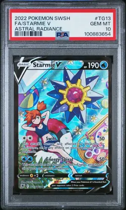 PSA 10 Starmie V TG13/TG30 Alternate Art Pokemon Astral Radiance Misty GEM MINT - Image 3