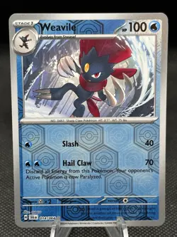 Weavile 014/064 NM EN Pokemon TCG Shrouded Fable Reverse-Holo - Image 1