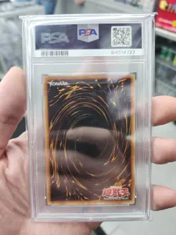 PSA 9 Mint Dark Magician SDY-006 1st Edition Asian English 2002 YuGiOh - Image 2