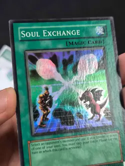 Yugioh Soul Exchange SDY-041 Super Rare WAVY FOIL PRINT MP #1 - Image 4