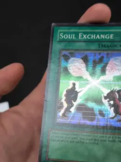 Yugioh Soul Exchange SDY-041 Super Rare WAVY FOIL PRINT MP #2 - Image 5